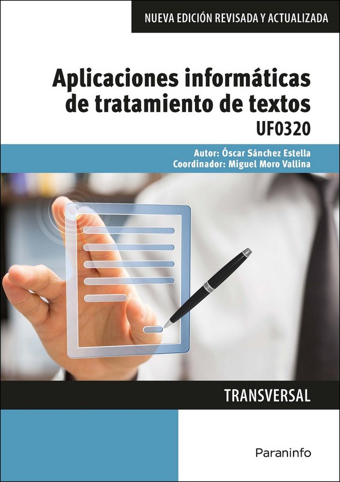 Aplicaciones informáticas de tratamiento de textos. Microsoft Word 2016, de SÃNCHEZ ESTELLA, Ã“SCAR | portada del libro