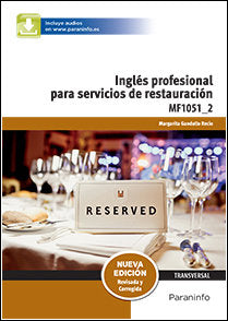 Inglés profesional para servicios de restauración, de GANDULLO RECIO, MARGARITA | portada del libro