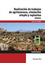 Realización de trabajos de agrimensura, nivelación simple y replanteo, de GARCÍA MILLÁN, ANTONIO | portada del libro