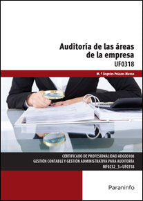 Auditor¡a de las áreas de la empresa, de Mª. ANGELES PELAZAS MANSO | portada del libro