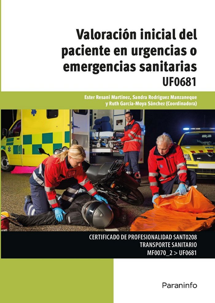 Valoración inicial del paciente en urgencias o emergencias sanitarias, de GARCÍA-MOYA SÁNCHEZ, RUTH | portada del libro