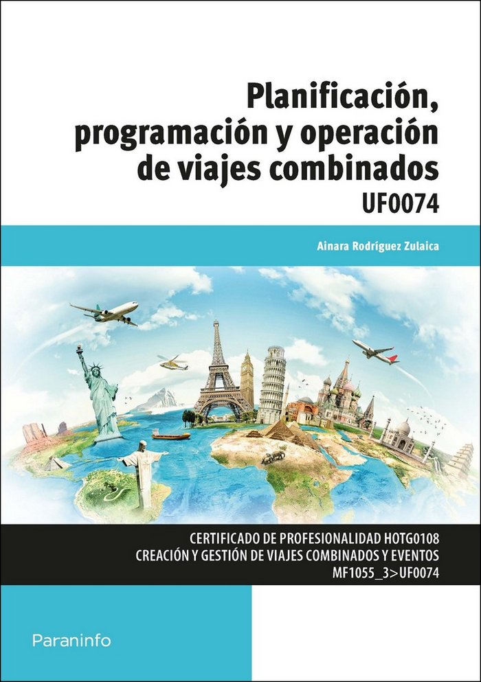 Planificación, programación y operación de viajes combinados, de RODRÍGUEZ ZULAICA, AINARA | portada del libro