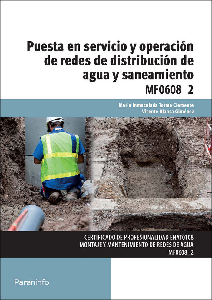 Puesta en servicio y operación de redes de distribución de agua y saneamiento, de TORMO CLEMENTE, MARÃA INMACULADA | portada