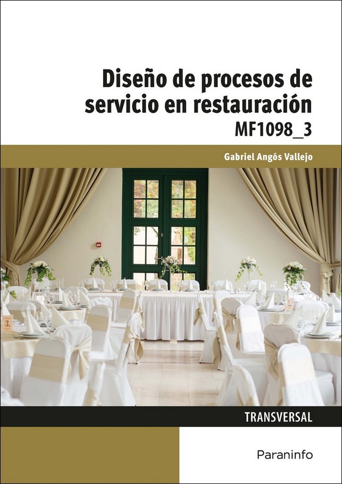 Diseño de procesos de servicio en restauración, de ANGÓS VALLEJO, GABRIEL | portada del libro