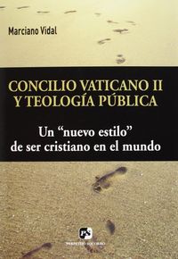 Concilio Vaticano II y Teología Pública, de Vidal García | portada del libro