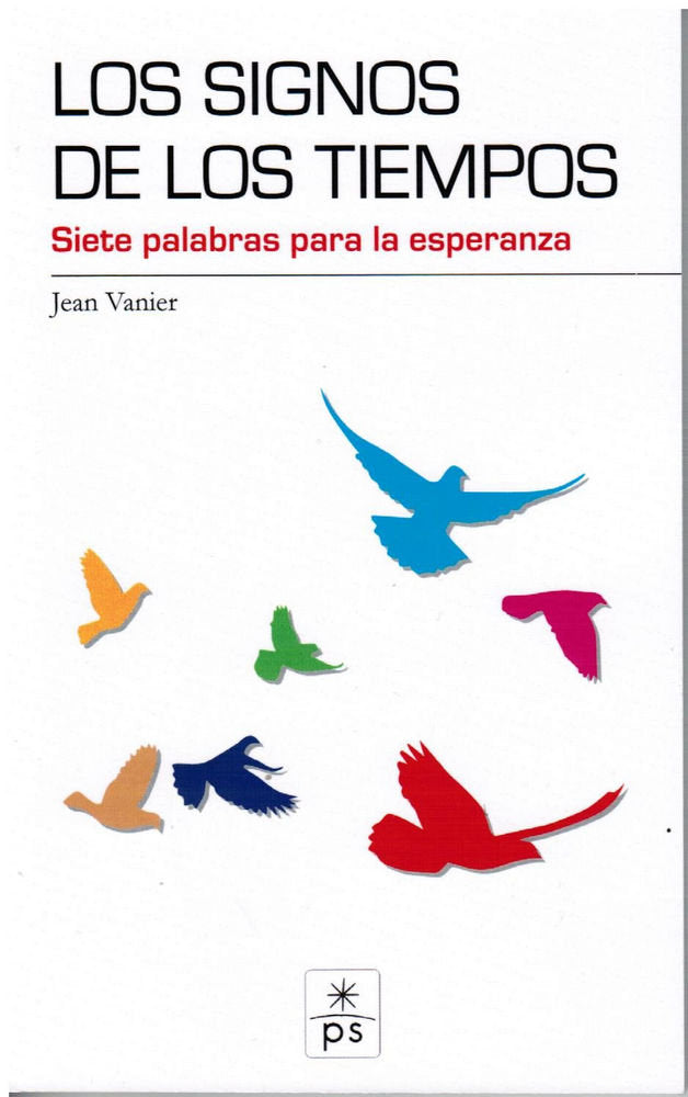 Los signos de los tiempos, de Jean Vanier | portada del libro