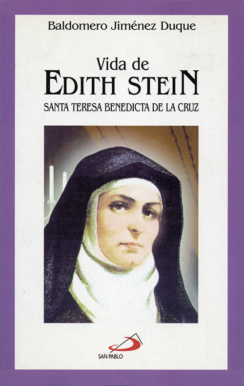 Vida de Edith Stein, de Jiménez Duque | portada del libro