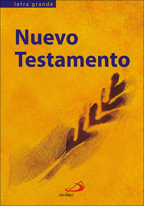 Nuevo testamento. Letra grande. Plástico opaco, de Equipo San Pablo | portada del libro