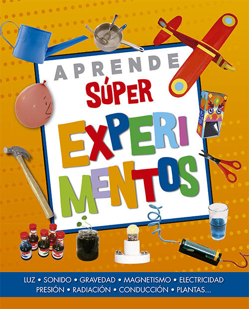 Aprende súper experimentos, de Cook | portada del libro