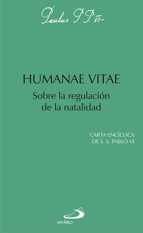 Humanae vitae, de Pablo VI | portada del libro