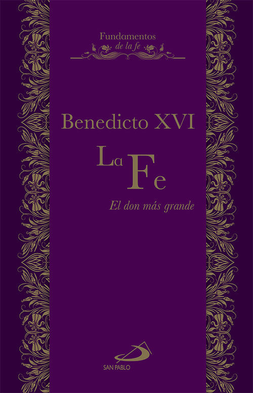 La Fe, de Benedicto XVI | portada del libro