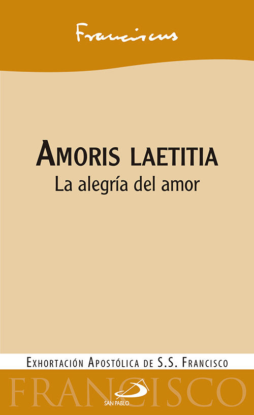 Amoris laetitia, de Papa Francisco | portada del libro