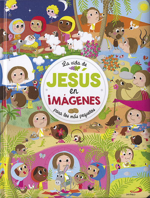 La vida de Jesús en imágenes, de Bouyssou, Laureen | portada del libro