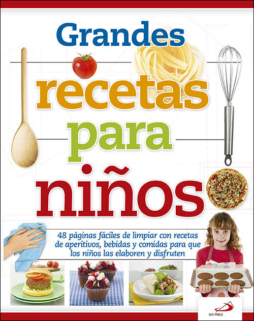 Grandes recetas para niños, de Grimmer, Sam | portada del libro