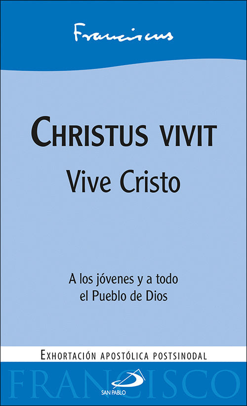 Christus vivit, de Papa Francisco | portada del libro