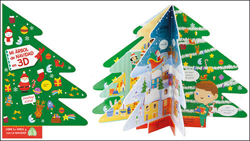 Mi árbol de Navidad en 3D, de Varios autores | portada del libro