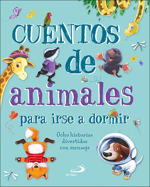 Cuentos de animales para irse a dormir, de Varios autores | portada del libro