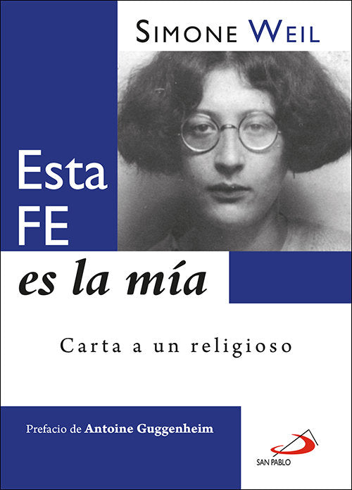ESTA FE ES LA MIA, de SIMONE WEIL | portada del libro