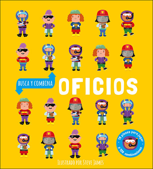 BUSCA Y COMBINA OFICIOS, de VARIOS AUTORES | portada del libro