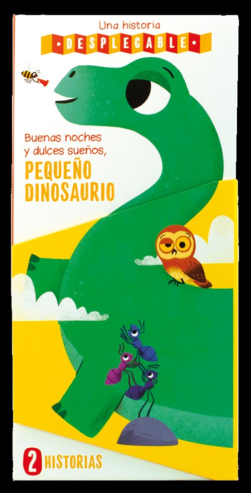 BUENAS NOCHES Y DULCES SUEÑOS PEQUEÑO DINOSAURIO, de VARIOS AUTORES | portada del libro