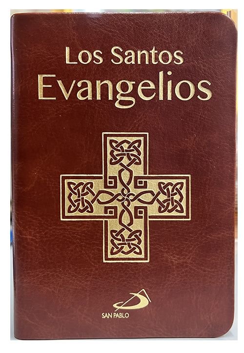 LOS SANTOS EVANGELIOS - MINIBOLSILLO - PIEL CRUZ DORADA, de MARTIN NIETO, EVARISTO | portada del libro