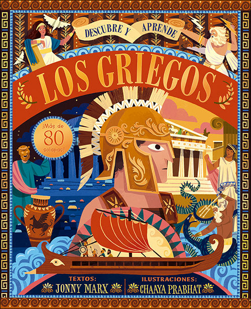 DESCUBRE Y APRENDE LOS GRIEGOS | portada del libro