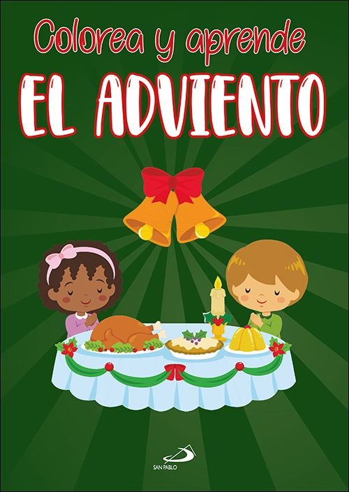COLOREA Y APRENDE EL ADVIENTO | portada del libro
