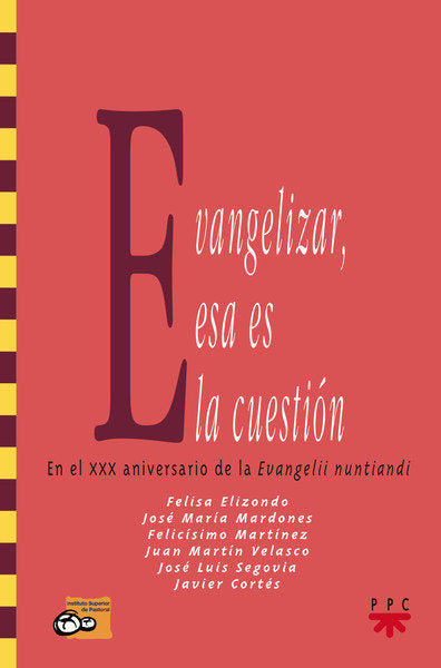 Evangelizar, esa es la cuestión, de Martín Velasco | portada del libro