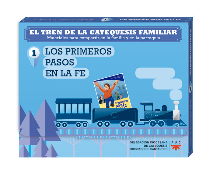 El tren de la catequesis familiar: Los primeros pasos en la fe, de CUEVAS GUTIERREZ, JUAN | portada del libro