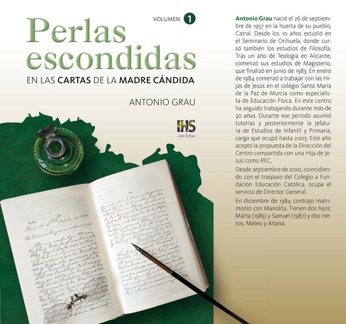 Perlas escondidas en las cartas de la Madre Cándida. Vol 1, de Grau | portada del libro