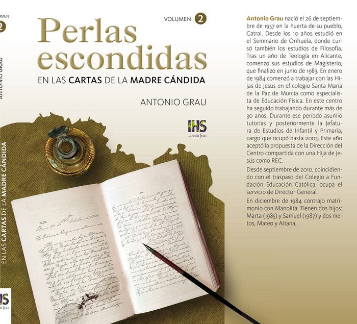 Perlas escondidas en las cartas de la Madre Cándida. Vol 2, de Grau | portada del libro