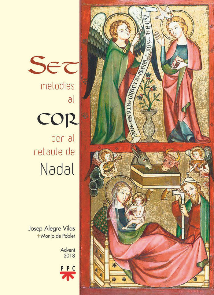 Set melodies al cor per al Retaule de Nadal, de Alegre Vilas | portada del libro
