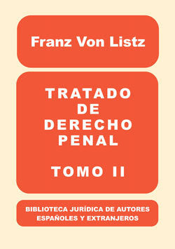 Tratado de Derecho penal, de Listz, Franz Von | portada del libro