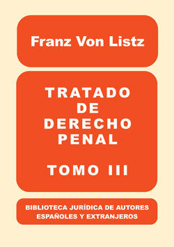 Tratado de Derecho penal, de Listz, Franz Von | portada del libro