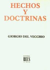 Hechos y doctrinas, de del Vecchio, Giorgio | portada del libro