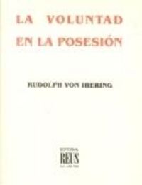 La voluntad en la posesión, de Ihering | portada del libro