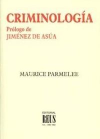Criminología, de Parmelee | portada del libro