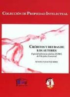 Créditos y deudas de los autores, de Susana Navas Navarro | portada del libro