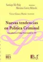 Nuevas tendencias en política criminal, de Santiago Mir Puig | portada del libro