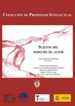 Sujetos del derecho de autor, de Carrancho Herrero | portada del libro