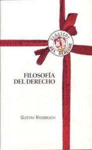 Filosofía del Derecho, de Radbruch, Gustav | portada del libro