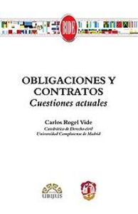 Obligaciones y contratos, de Rogel Vide, Carlos | portada del libro