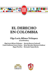 El Derecho en Colombia, de Alfonso Velásquez, Olga Lucía | portada del libro
