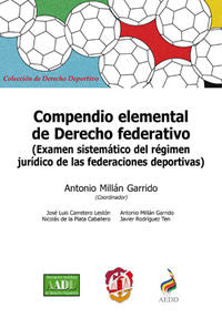 Compendio elemental de Derecho federativo, de Carretero Lestón, José Luis | portada del libro