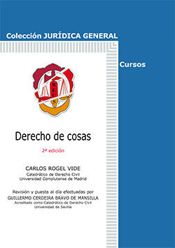 Derecho de cosas, de Rogel Vide, Carlos | portada del libro