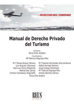 Manual de Derecho privado del turismo, de Álvarez Moreno, María Teresa | portada del libro