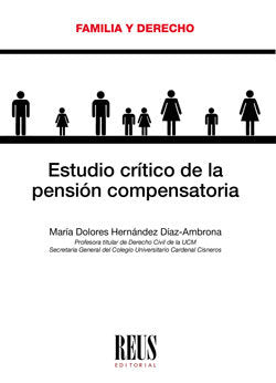 Estudio crítico de la pensión compensatoria, de Hernández Díaz-Ambrona, María Dolores | portada del libro