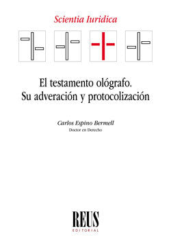El testamento ológrafo, de Espino Bermell, Carlos | portada del libro