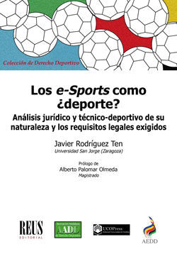 Los e-Sports como ¿deporte?, de Rodríguez Ten, Javier | portada del libro