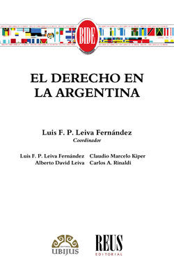 El Derecho en la Argentina, de Alberto Rinaldi, Carlos | portada del libro